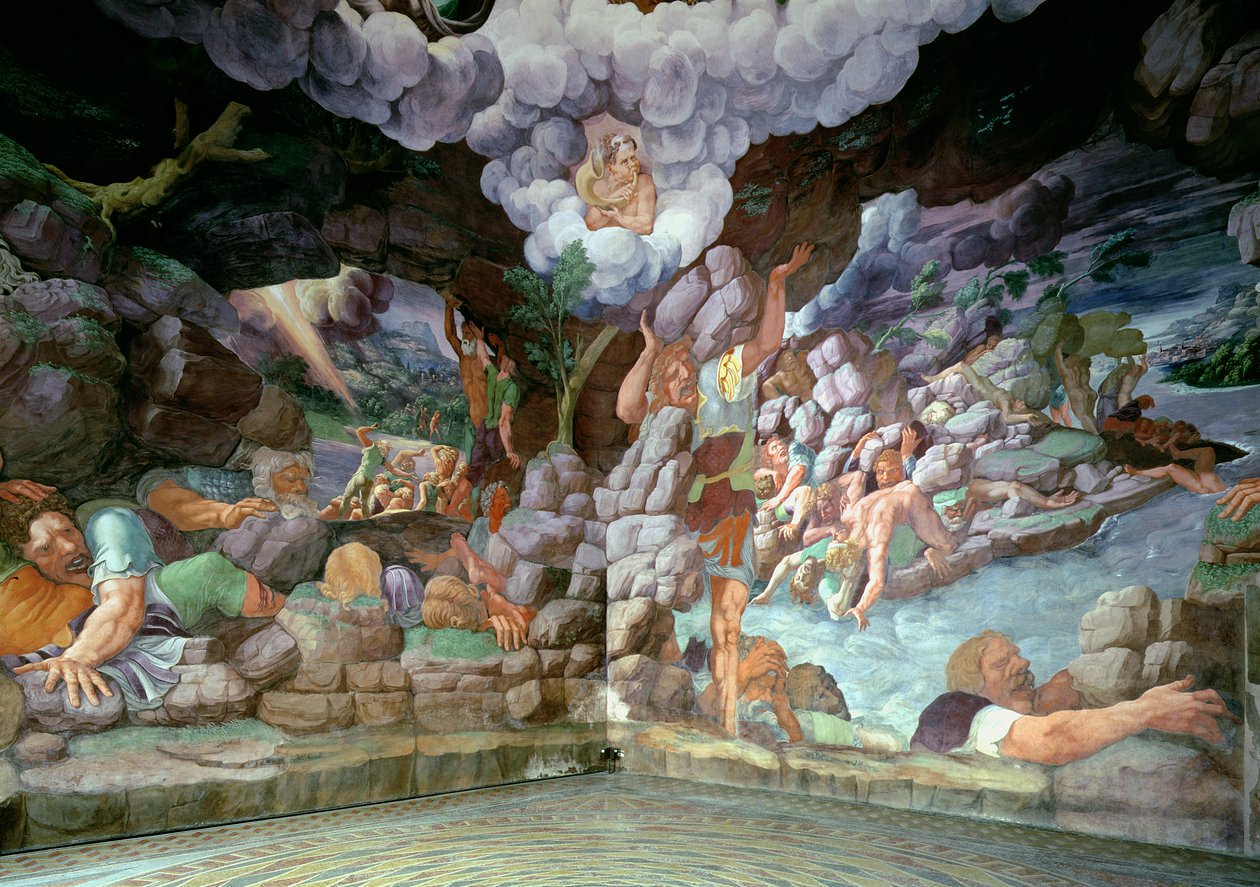 Sala dei Giganti, isyancı devlerin Jüpiter