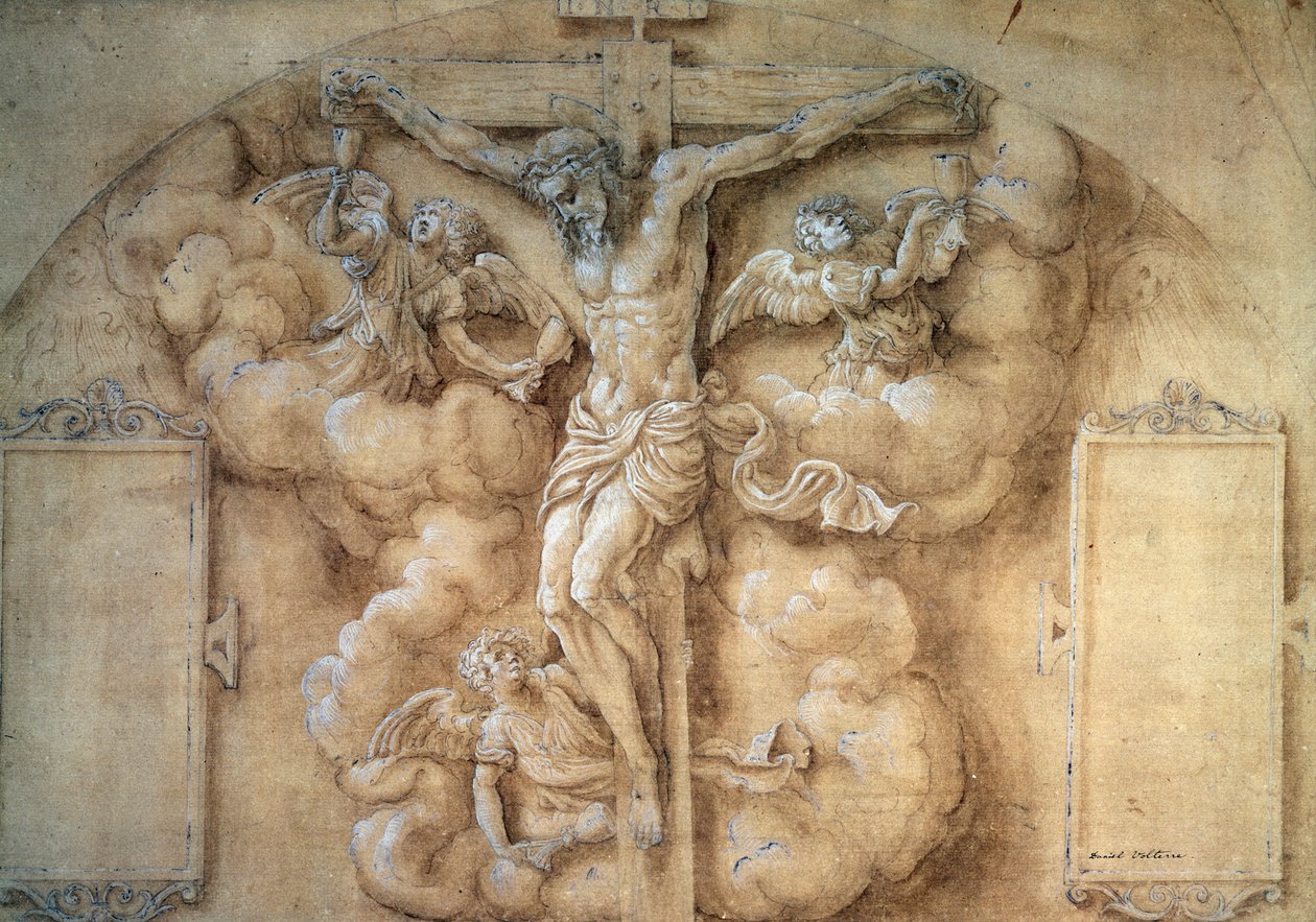 Çarmıha Gerilme, 1547. by Giulio Campi