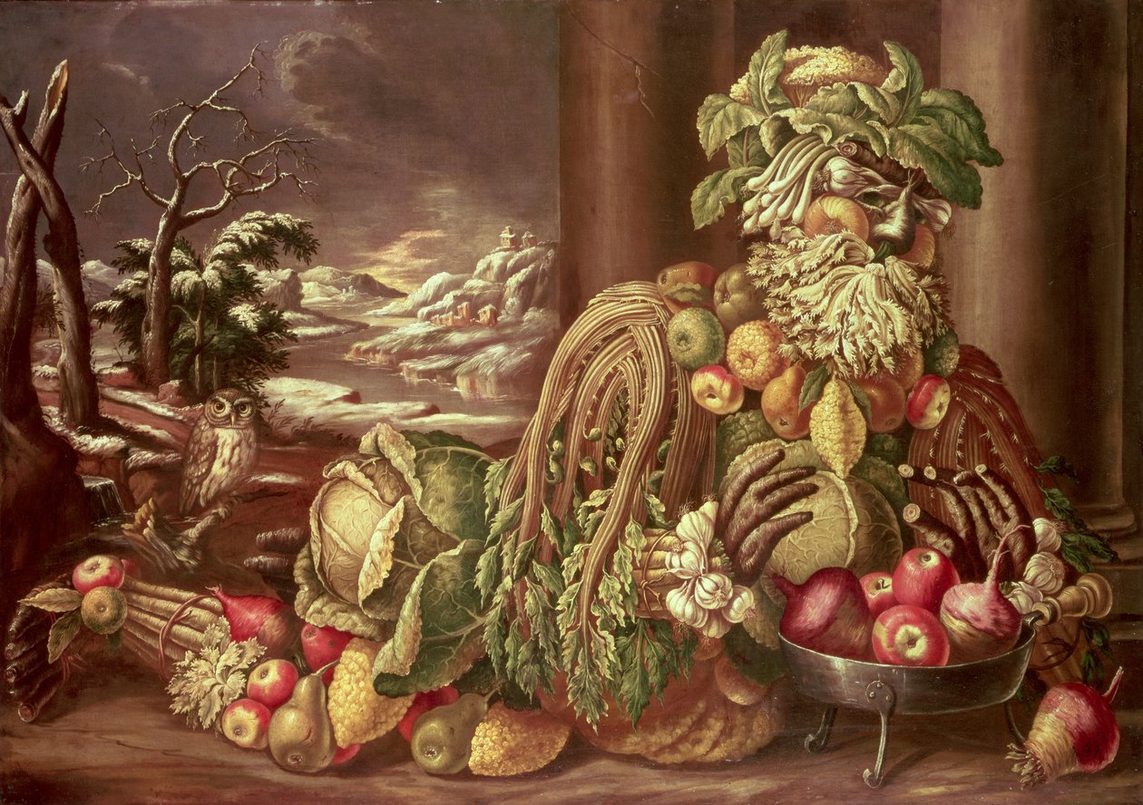 Kış by Giuseppe Arcimboldo