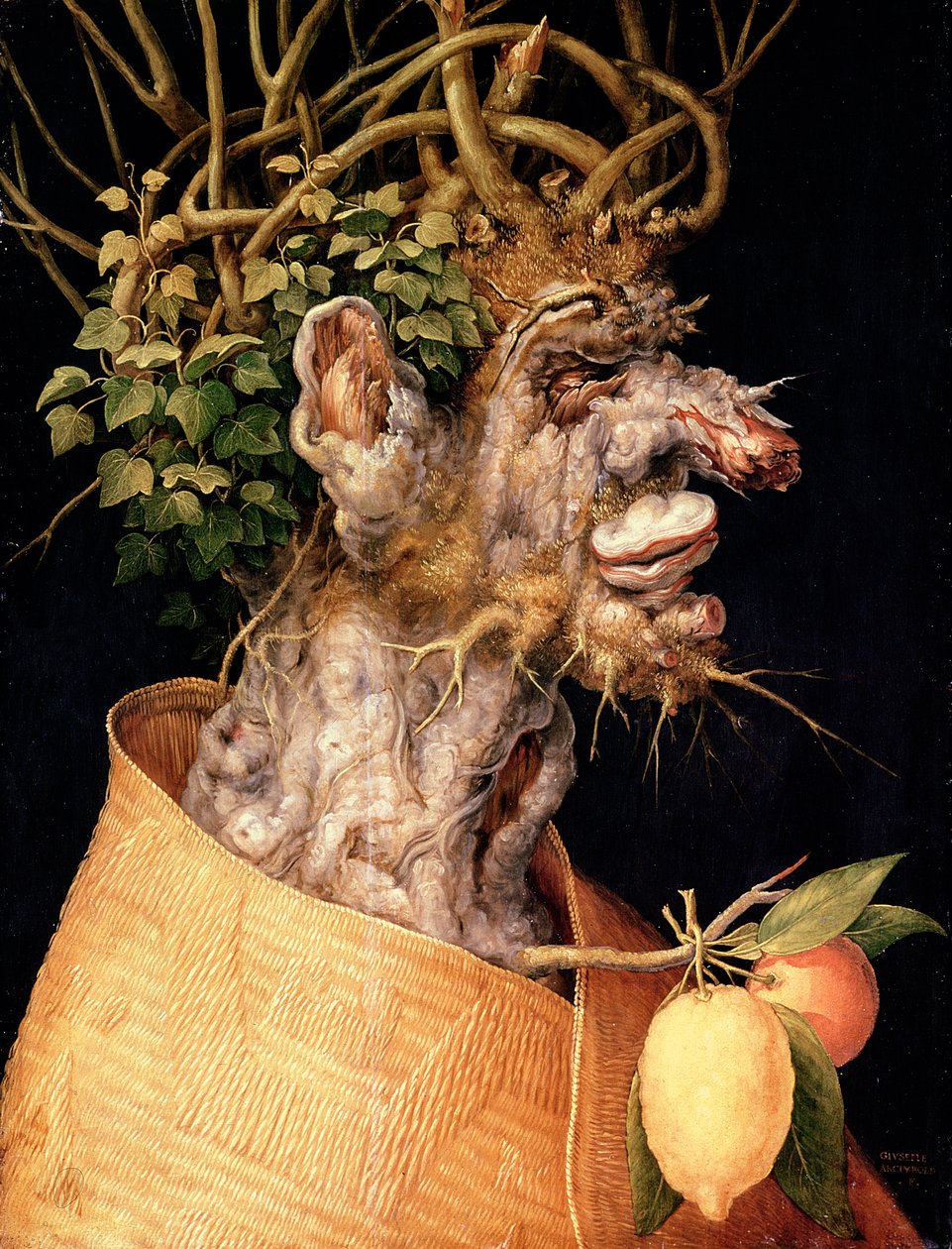 Kış mevsimi, by Giuseppe Arcimboldo