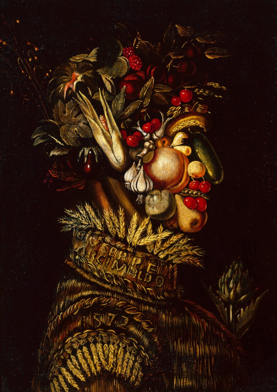 Yaz (tuval üzerine yağlı boya) by Giuseppe Arcimboldo