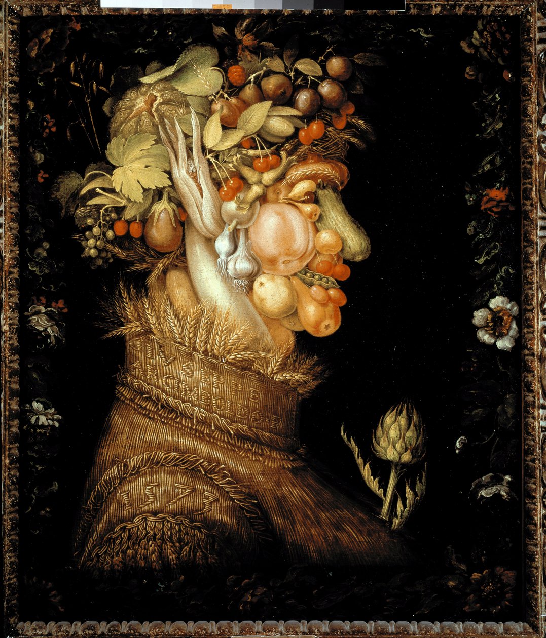 Yaz (tuval üzerine yağlı boya by Giuseppe Arcimboldo