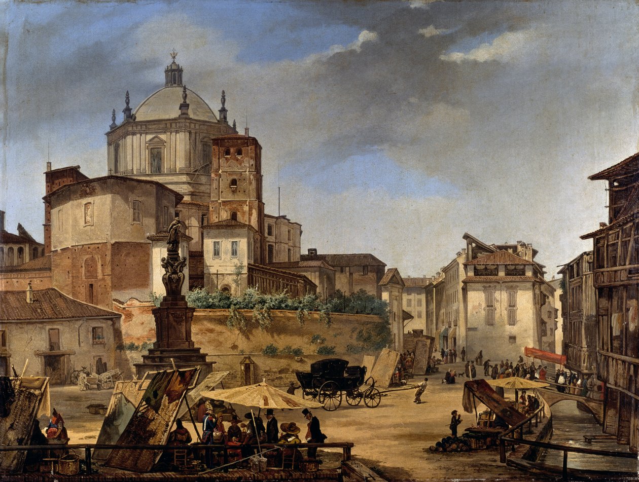 Milano'daki St Lawrence Kilisesi by Giuseppe Elena