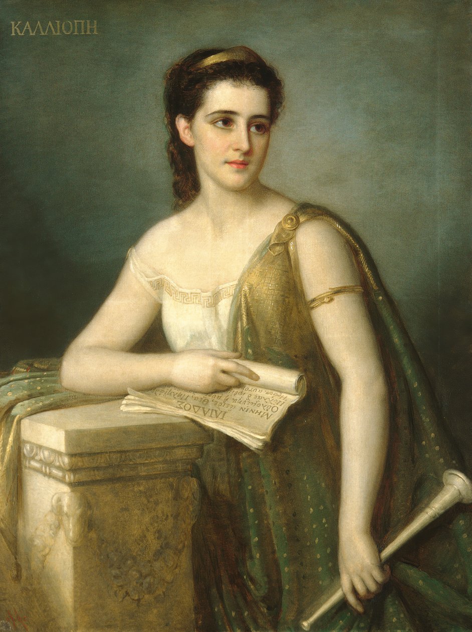 Calliope, 1869. by Giuseppe Fagnani