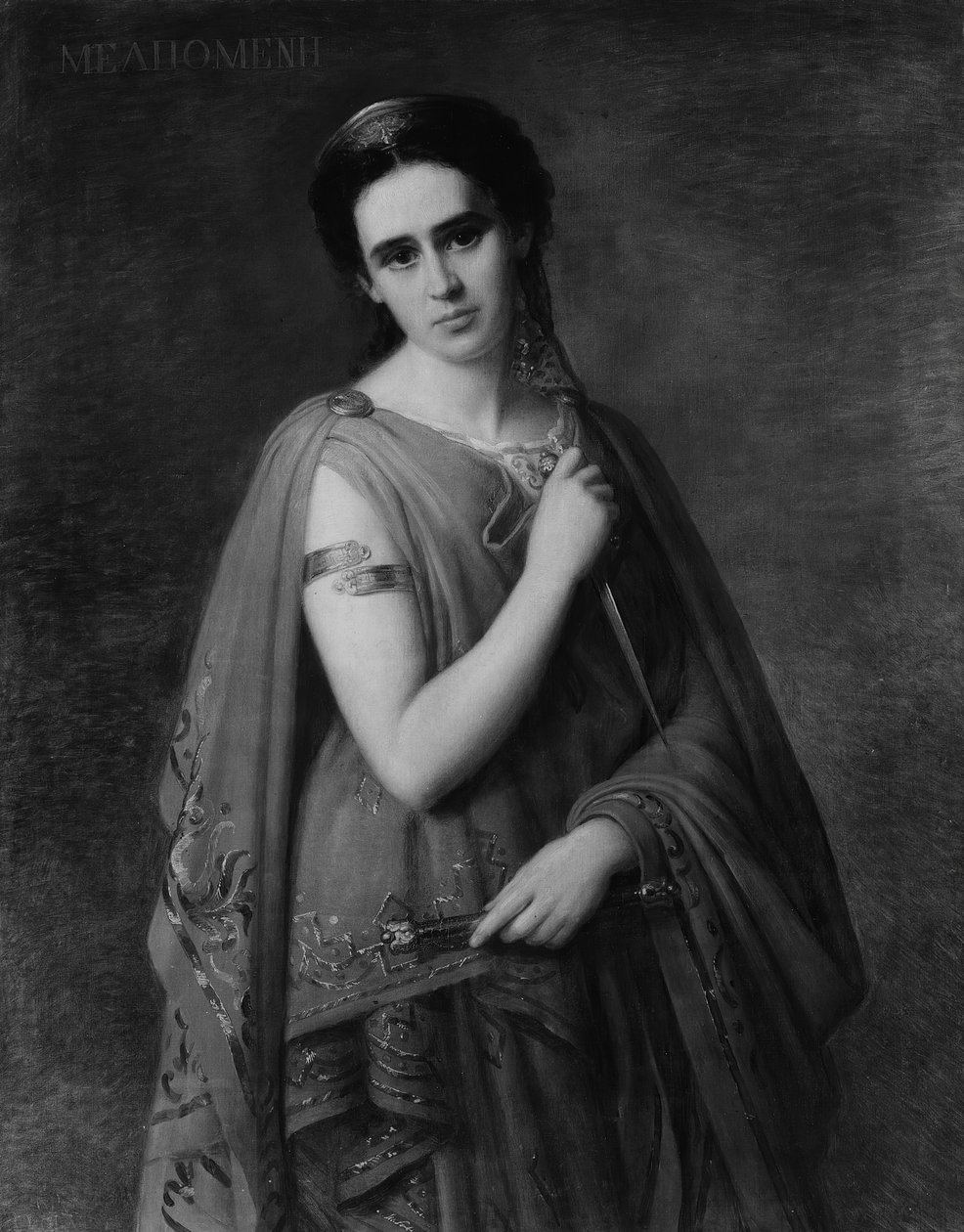 Melpomen, 1869. by Giuseppe Fagnani