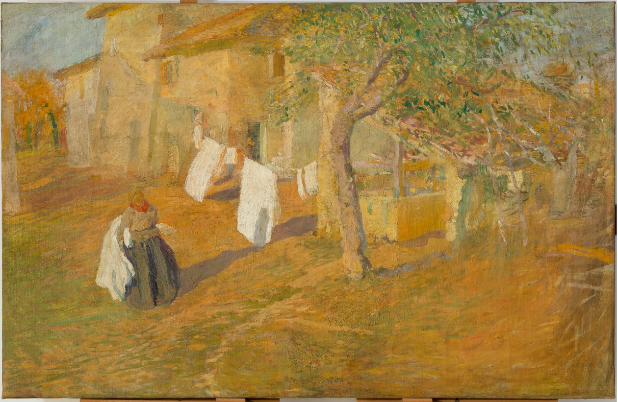 Öğlen (tuval üzerine yağlı boya) by Giuseppe Graziosi