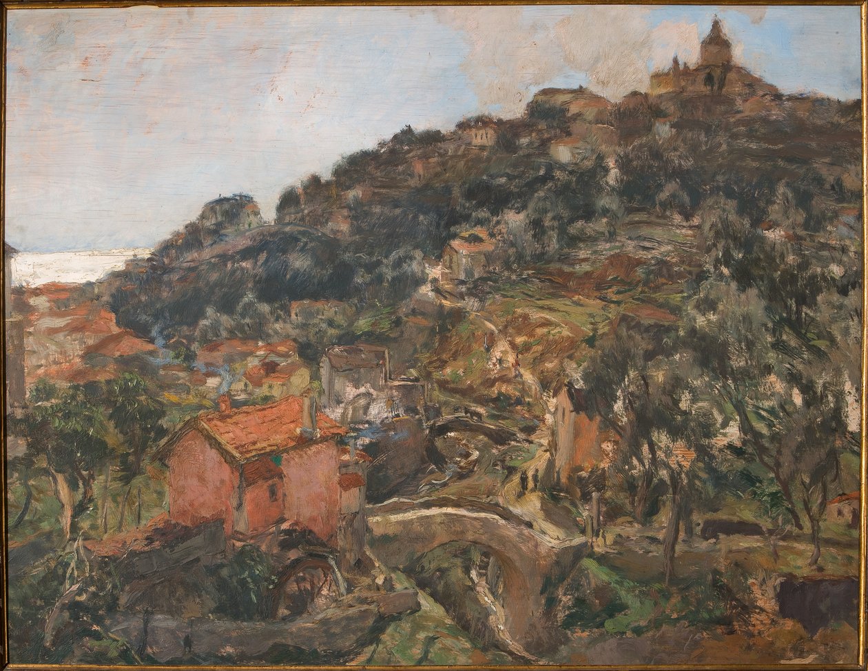 Sanremo (kontrplak üzerine yağ) by Giuseppe Graziosi