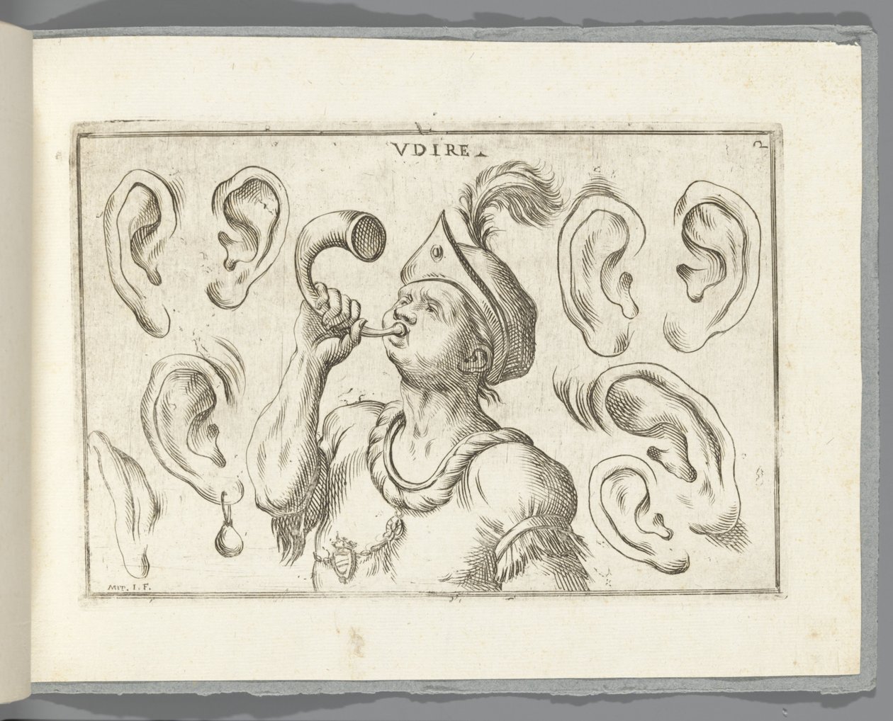 işitme Udire (nesne üzerindeki başlık) by Giuseppe Maria Mitelli