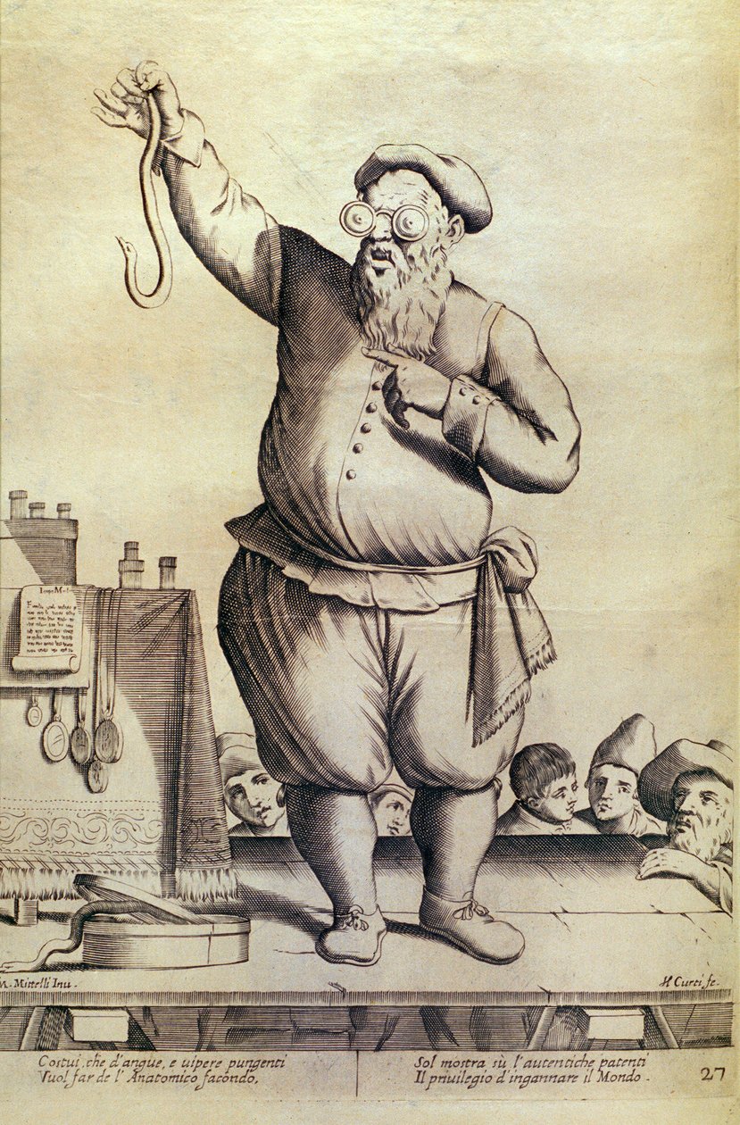 GEZİ TİCARETLER - THE CIARLATANO by Giuseppe Maria Mitelli