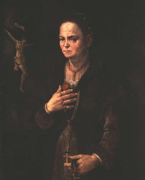 Bir Bayan Portresi by Giuseppe Mazzuoli
