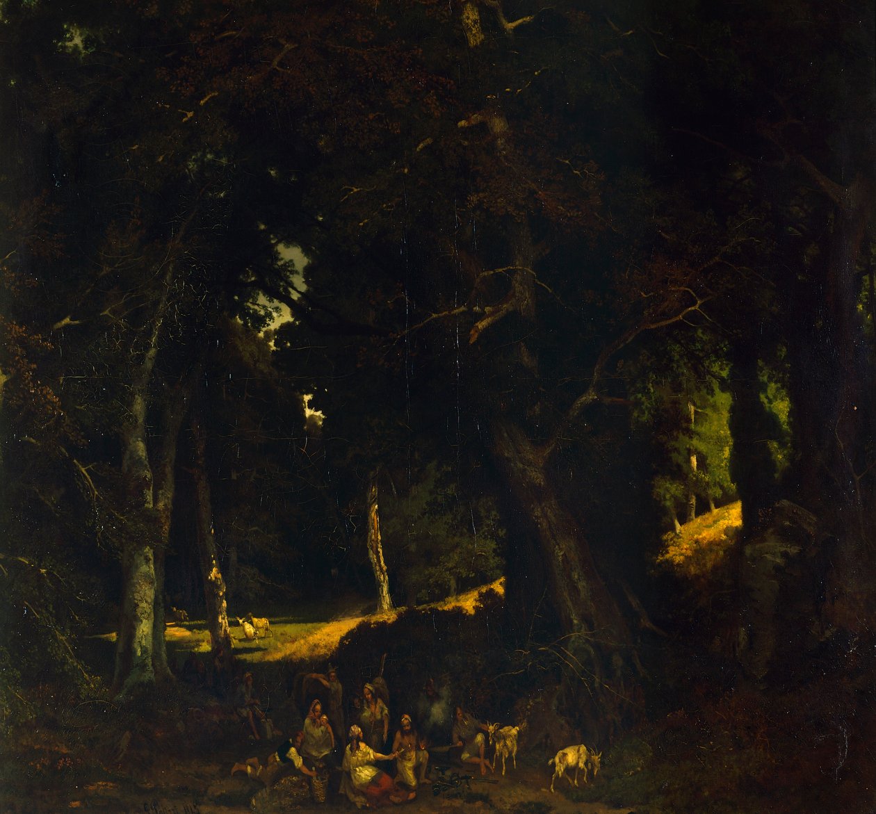 Çingene Kampı, Giuseppe Palizzi tarafından by Giuseppe Palizzi