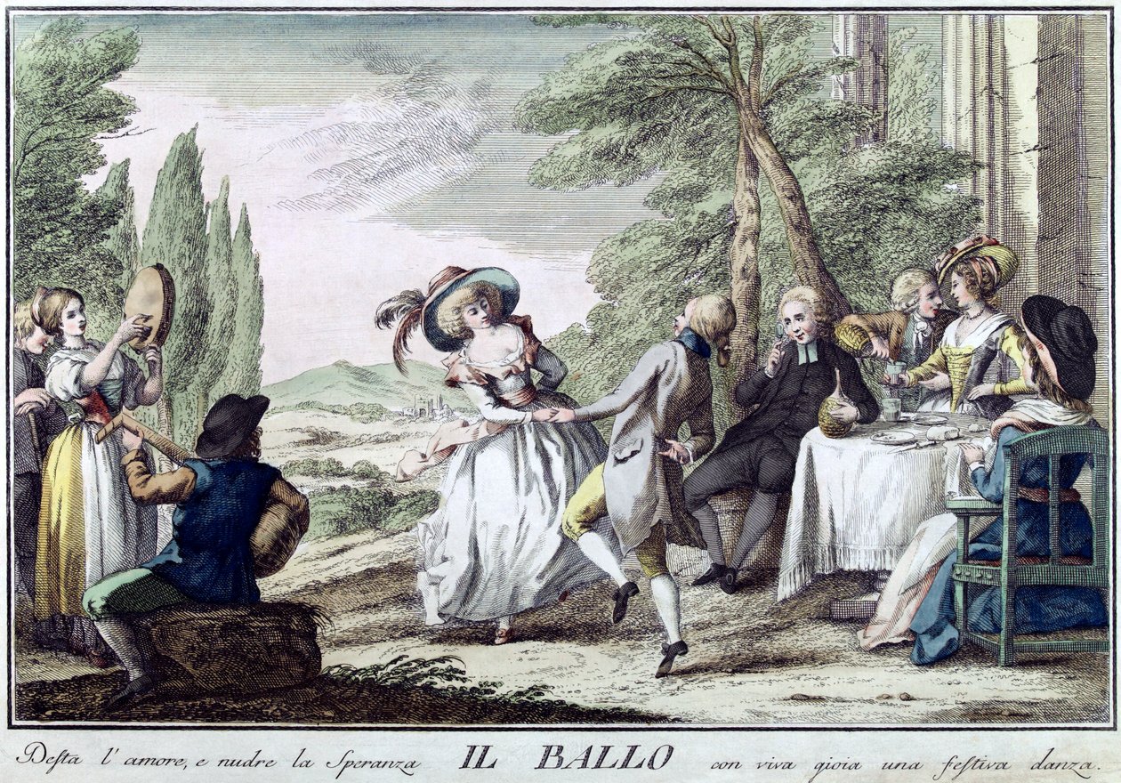 Dans Dans, 1790. by Giuseppe Piattoli