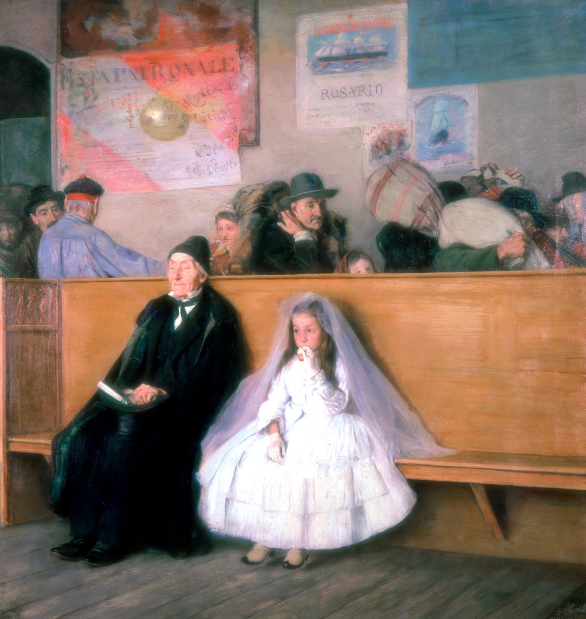 İstasyonda, c1870-1900 by Giuseppe Ricci