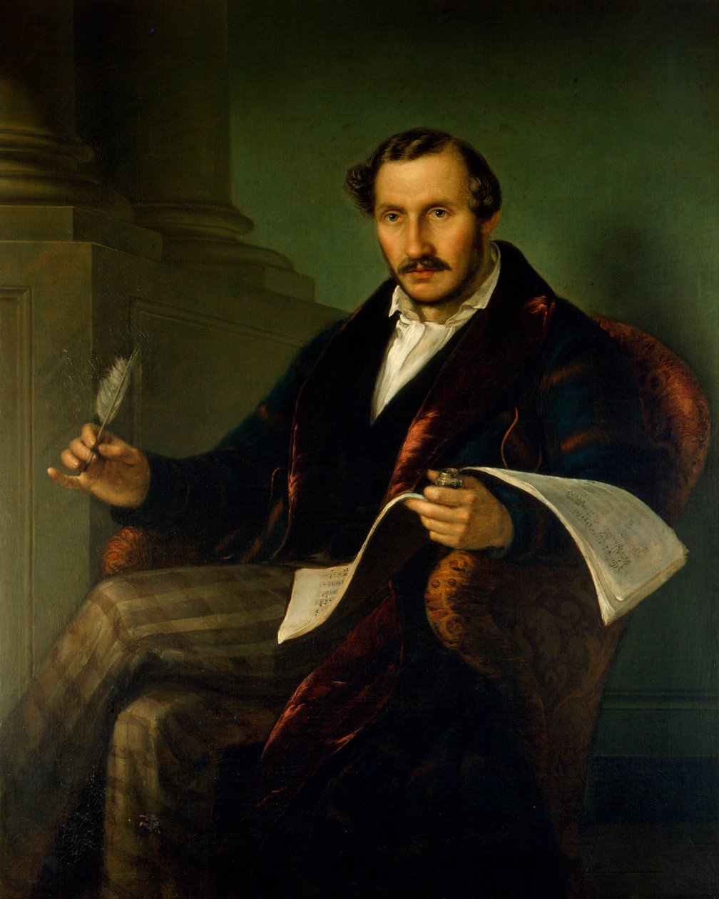 Gaetano Donizetti by Giuseppe Rillosi