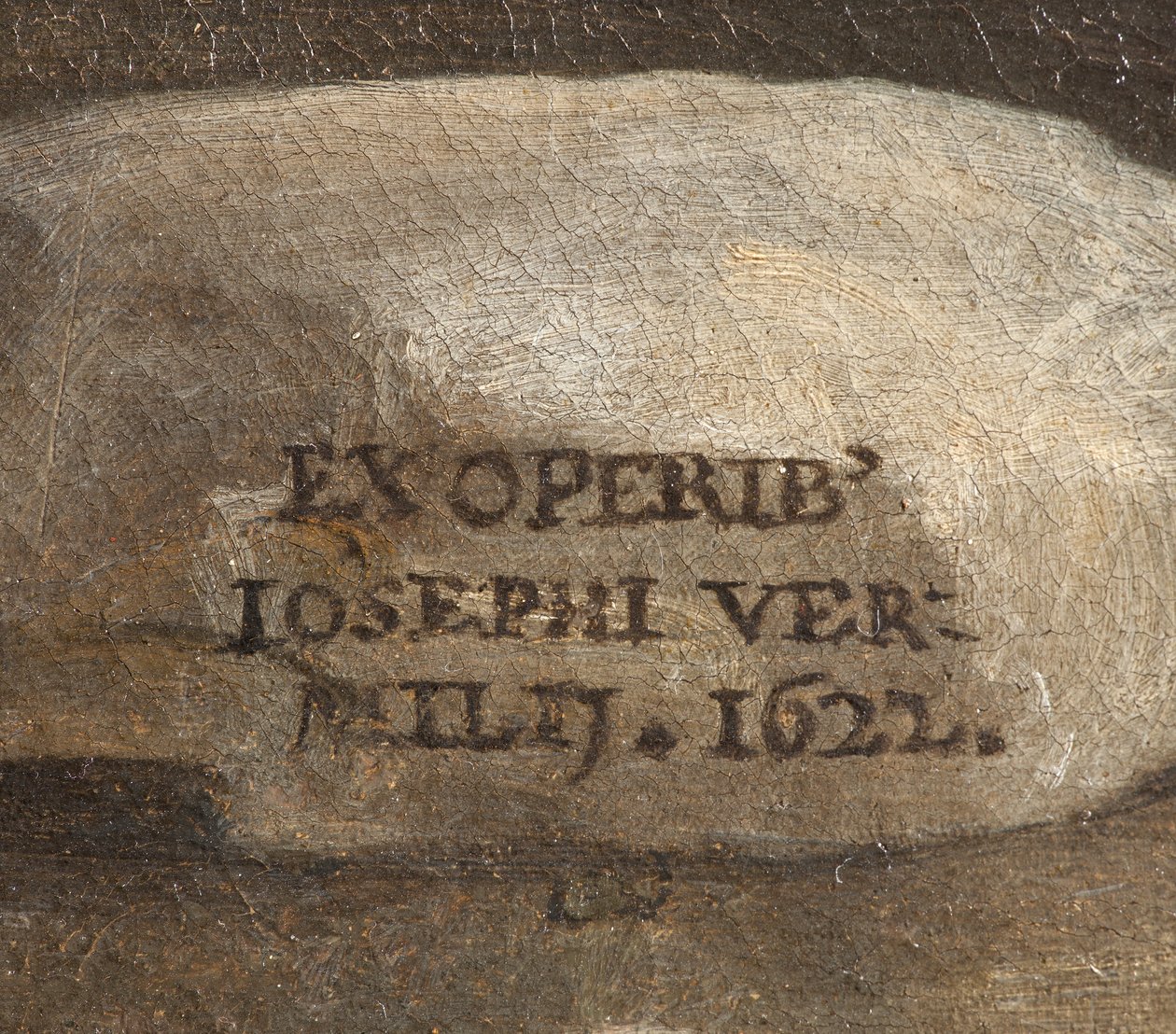 Sanatçının İmzası, Doğuş, detay, 1622 by Giuseppe Vermiglio
