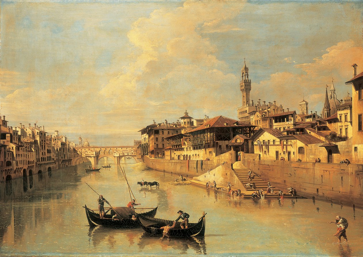 Ponte Vecchio, Floransa by Giuseppe Zocchi