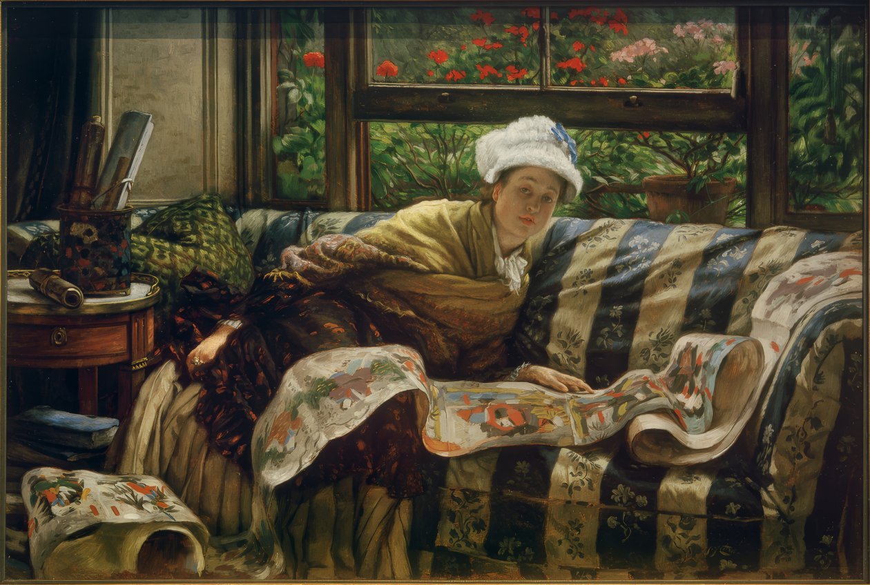 Bir bayanın portresi by Giuseppe de Nittis