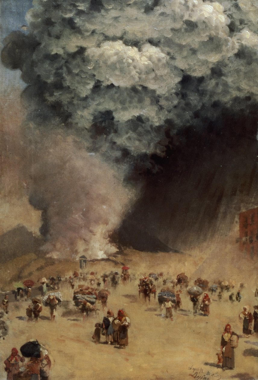 Kül Yağmuru, 1872 by Giuseppe de Nittis
