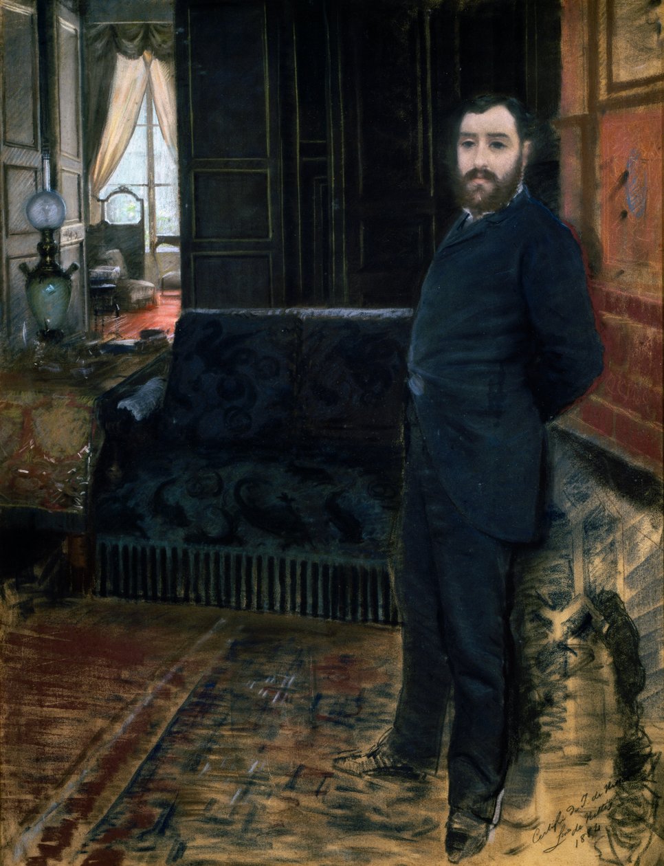 Otoportre by Giuseppe or Joseph de Nittis