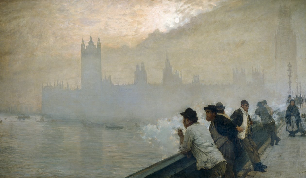 Westminster by Giuseppe or Joseph de Nittis