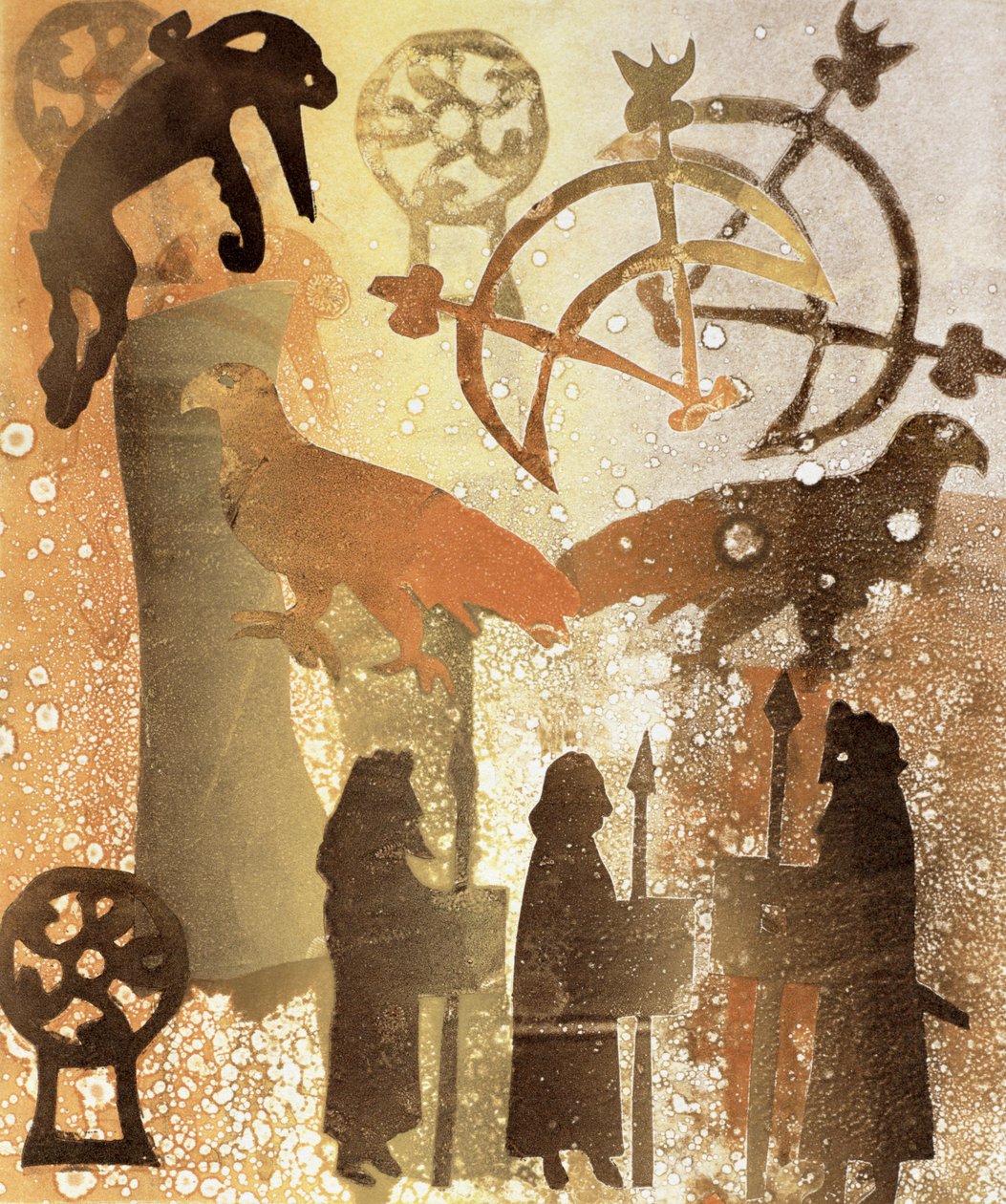 ಬಿರ್ಸೆ ಸಮಾರಂಭ, 1996 (ಮೊನೊಟೈಪ್) ಟರ್ಕ್ by Gloria Wallington