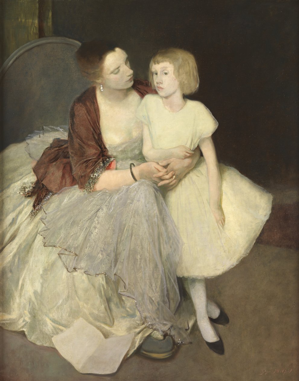 Küçük Dansçı (tuval üzerine yağlı boya) by Glyn Warren Philpot