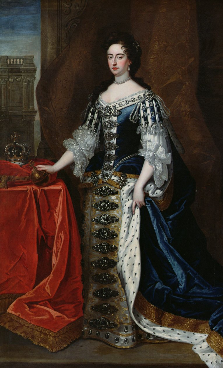 Kraliçe Mary'nin Portresi (1662-94) (ayrıca bkz. 194650) by Godfrey Kneller
