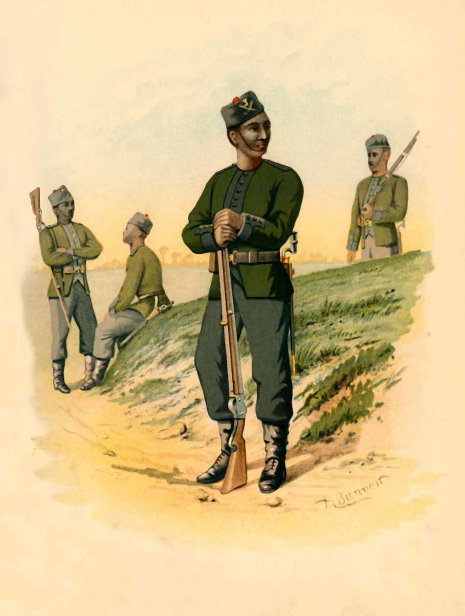 3. Gorkhas, 1890. by Godfrey Douglas Giles
