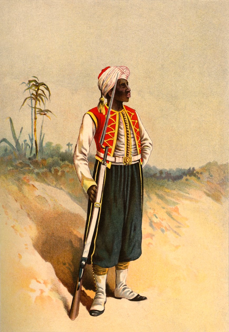 Batı Hindistan Alayı, 1890. by Godfrey Douglas Giles