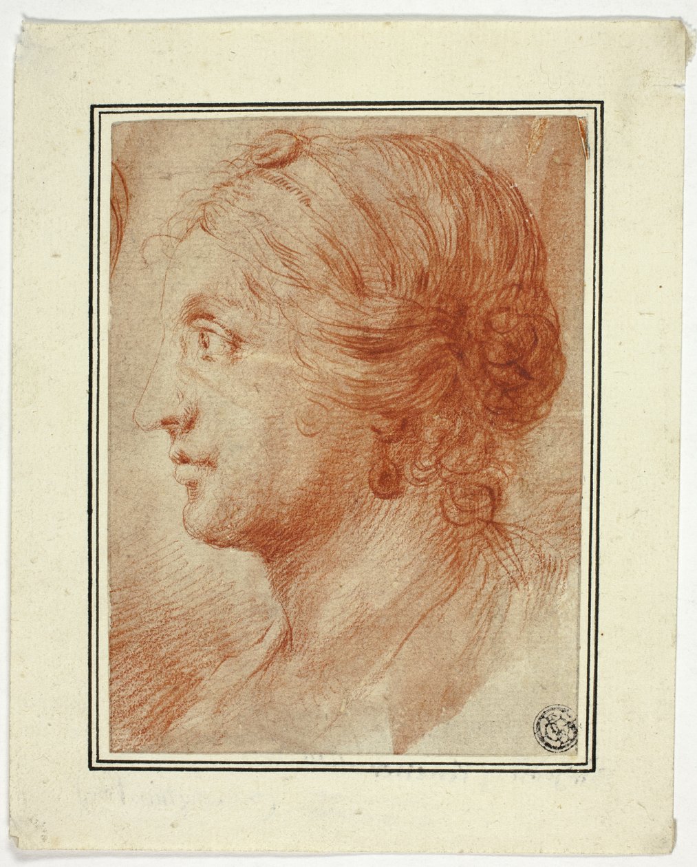 Soldaki Profilde Kadın Büstü by Godfrey Kneller