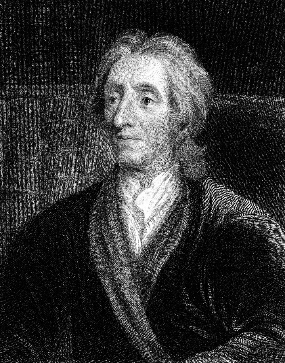 John Locke, İngiliz filozof, c1680-1704 by Godfrey Kneller