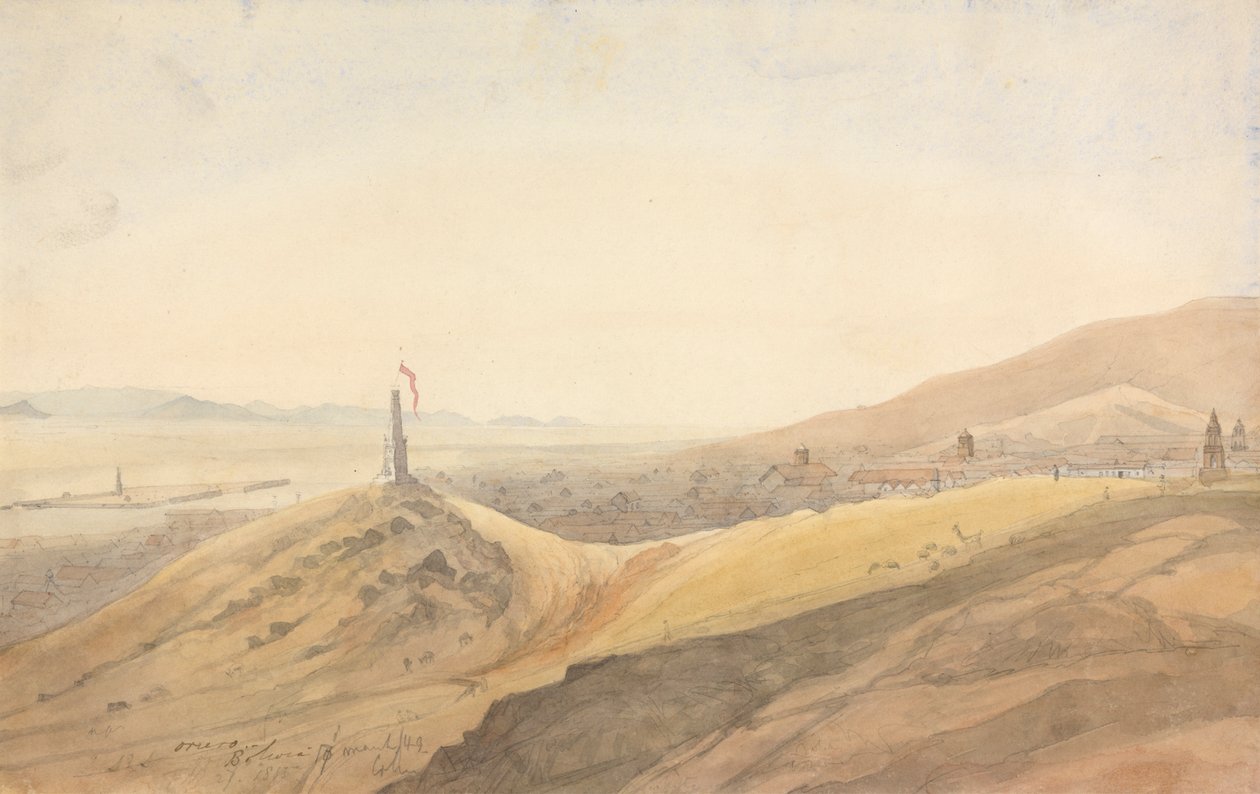 Oruro, Bolivya by Godfrey Thomas Vigne