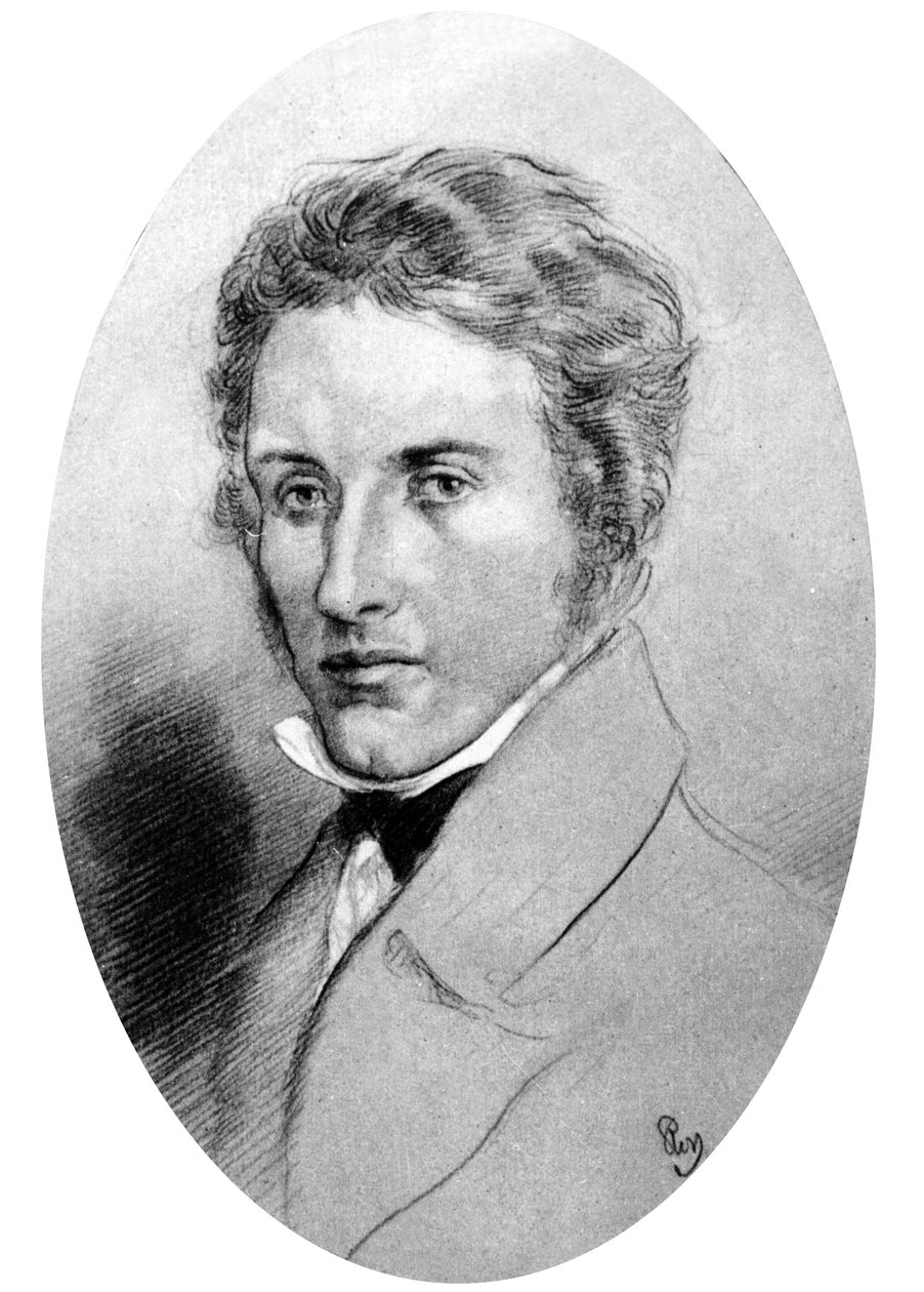 Percy Bysshe Shelley (taş) by Gordon (after) Ross