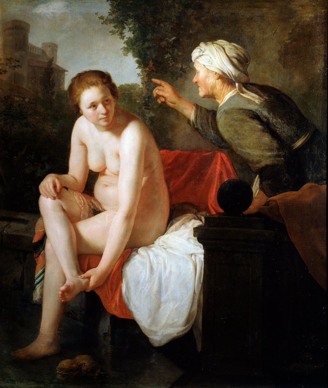 Bathsheba banyosu, 17. yüzyıl by Govaert Flinck