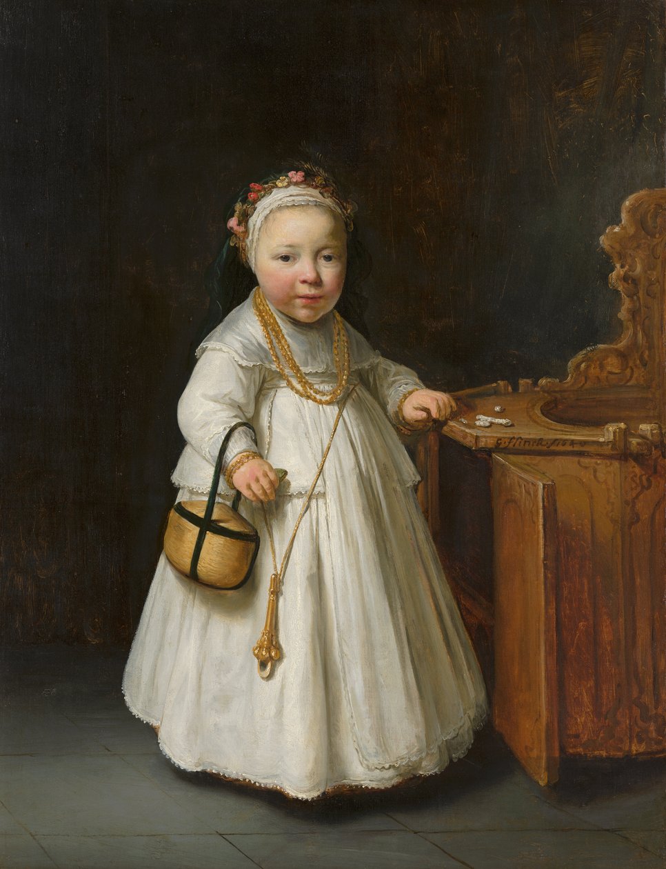 Mama Sandalyesindeki Kız, 1640 by Govaert Flinck