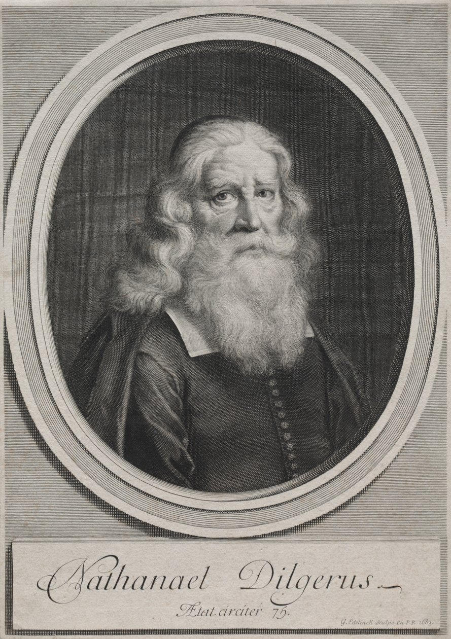 Danzig Bakanı Nathanael Dilgerus by Gérard Edelinck
