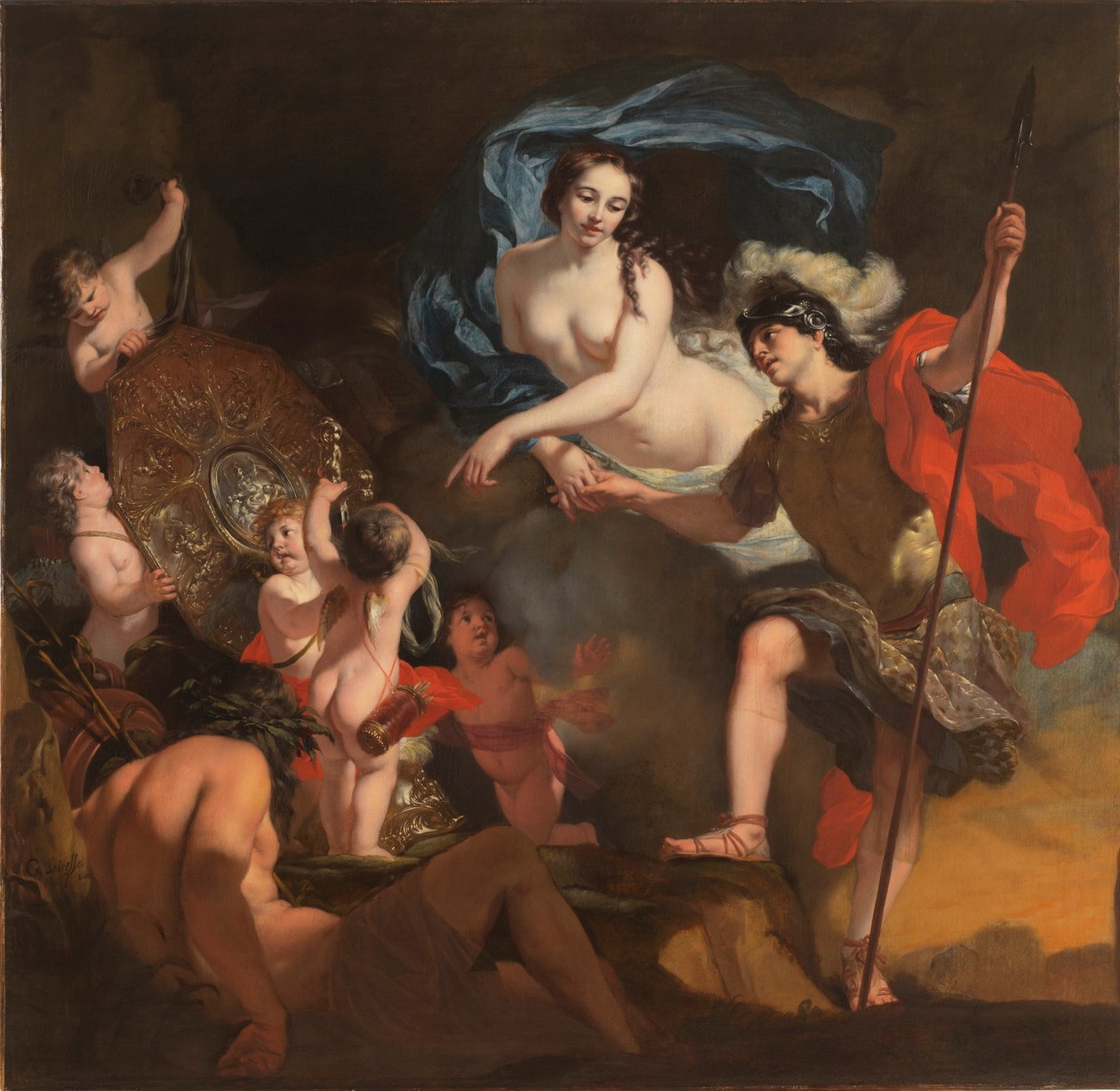 Aeneas'a Silah Sunan Venüs, 1668. by Gerard de Lairesse