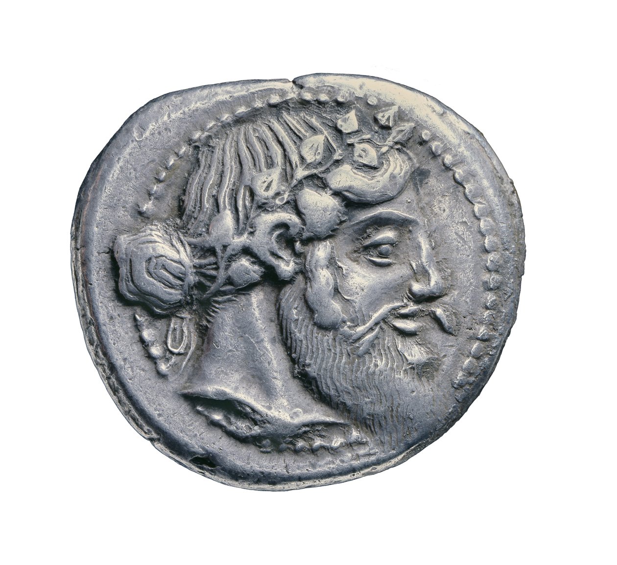ಪ್ರಾಚೀನ ಗ್ರೀಕ್ ಬೆಳ್ಳಿ ನಾಣ್ಯ ನಕ್ಸಸ್, 460 BC (ಬೆಳ್ಳಿ) ಟರ್ಕ್ by Greek