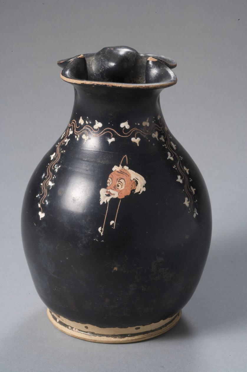 Gnathian sırlı oinochoe, Konnakis Group by Greek
