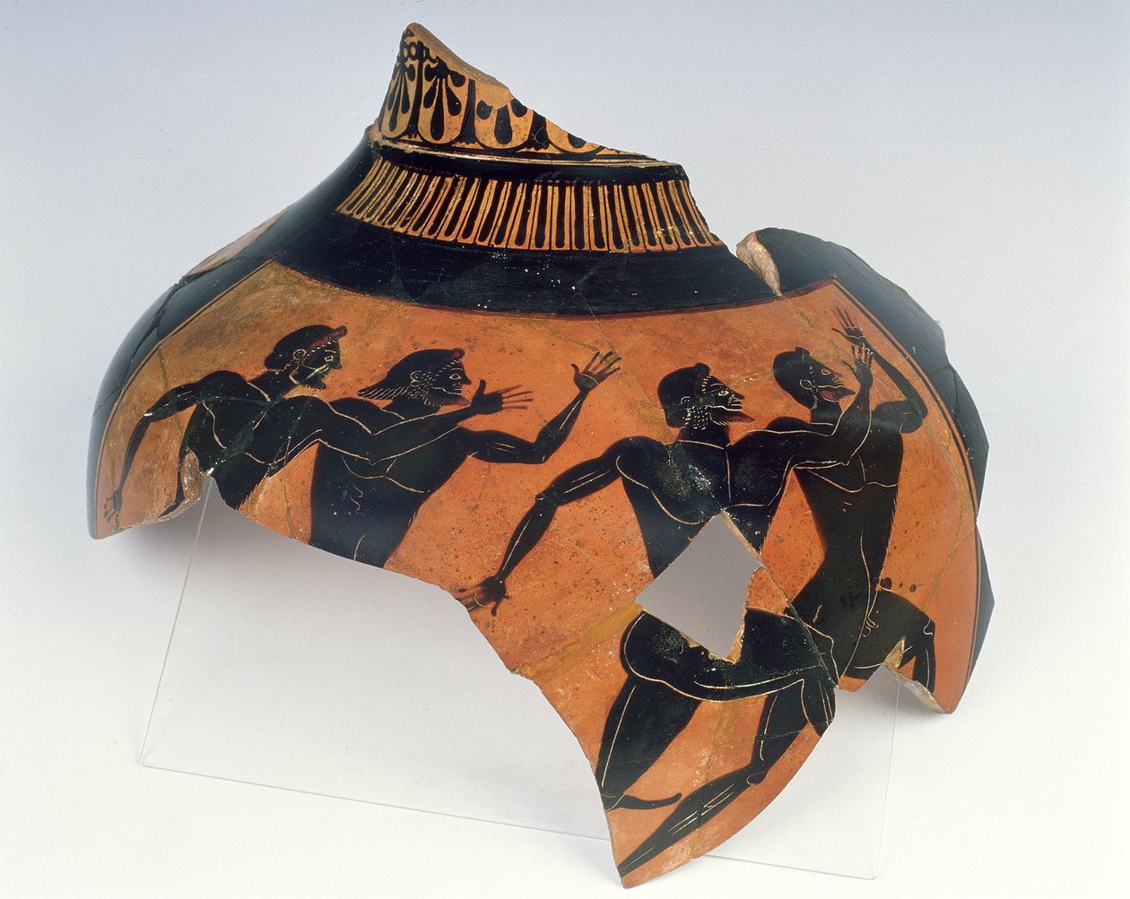 Panathenaic Amfora Parçası (seramik) by Greek School