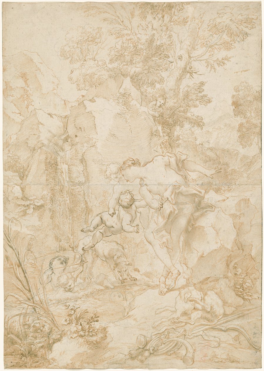yankı ve nergis by Gregorio De Ferrari