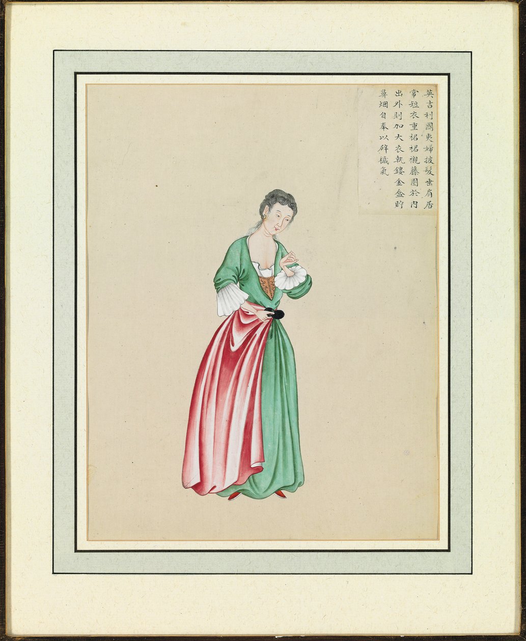 Bir yabancının portresi, c.1765 by Guanpeng Ding