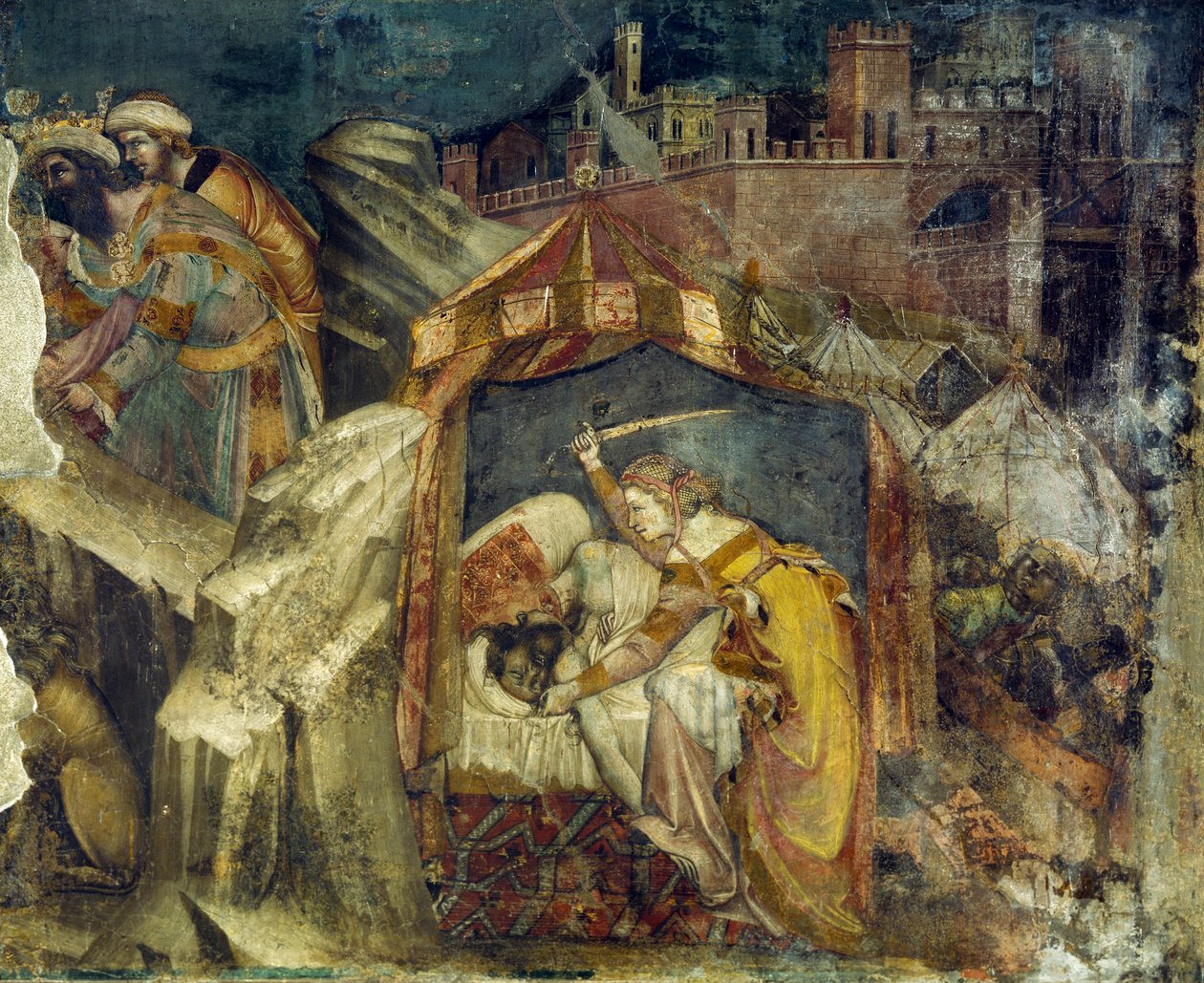 Judith, Holofernes'i öldürüyor by Guariento di Arpo