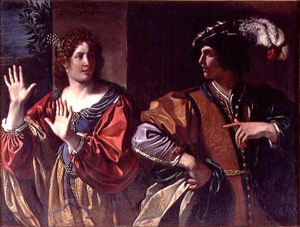 Semiramis (tuval üzerine yağlı boya) by Guercino