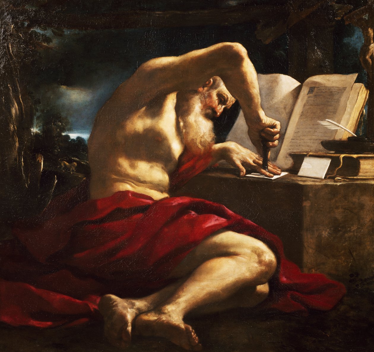 Aziz Jerome mühür mektubu by Guercino