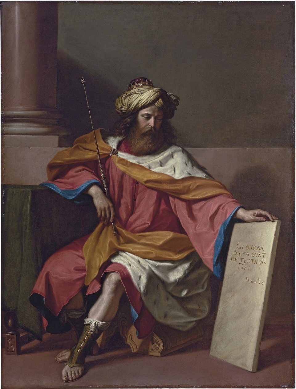 kral David by Guercino