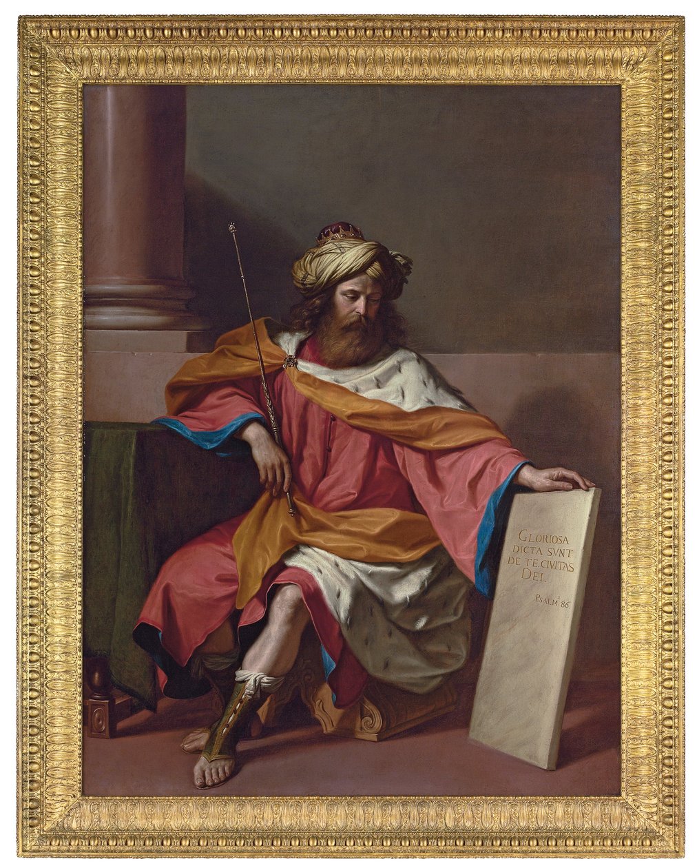 kral David by Guercino