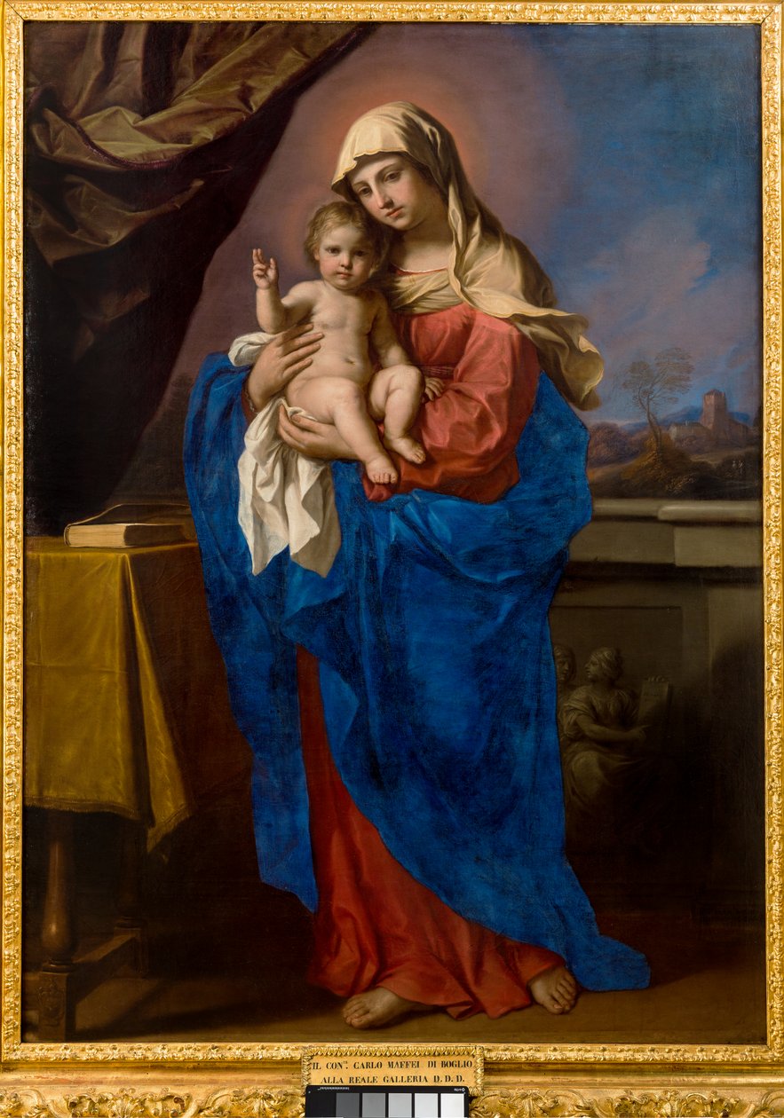 Blessing Our Lady, 1651 by Guercino