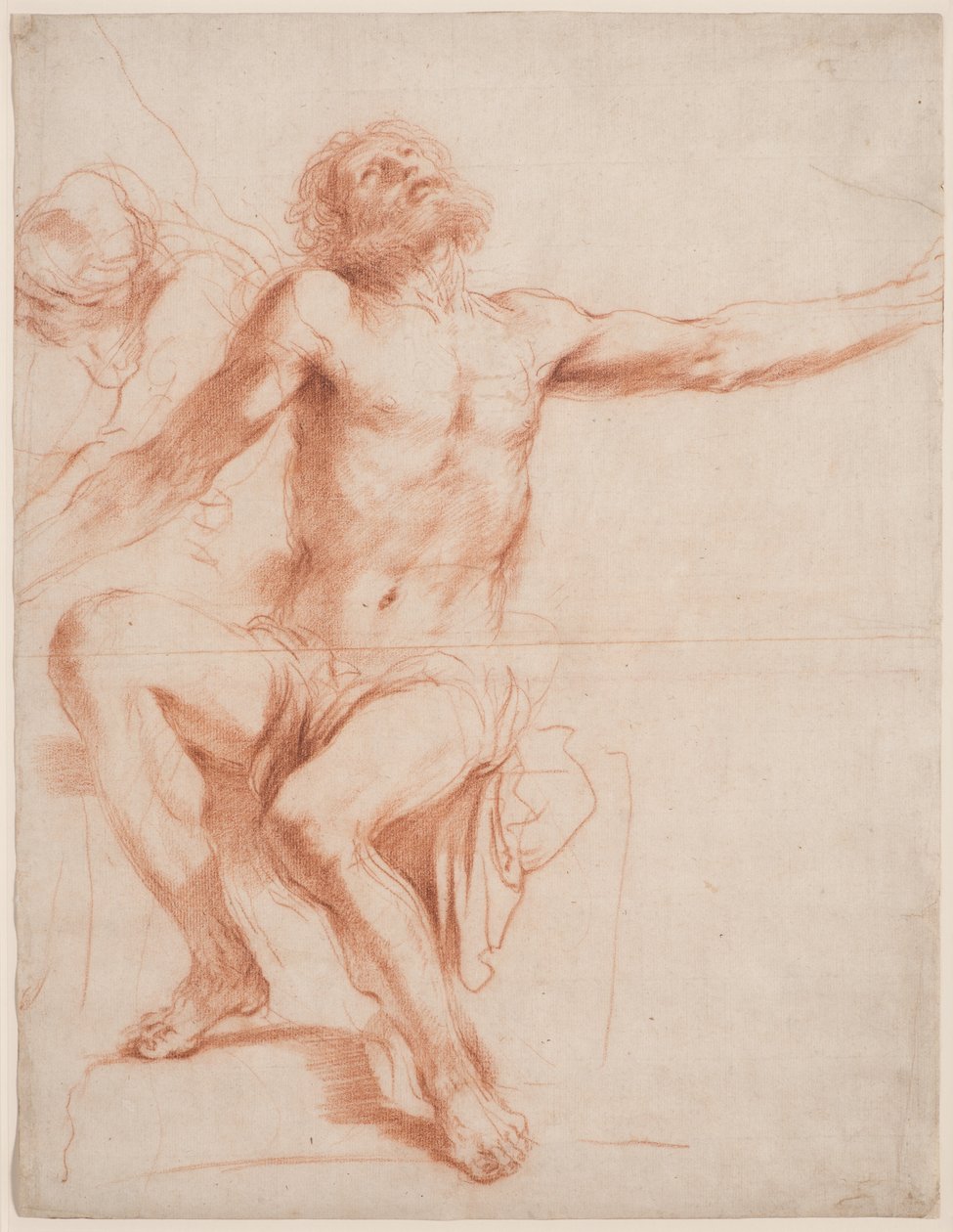Oturan Erkek Figürü, c.1618-19 by Guercino