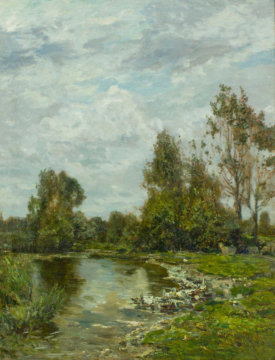 Şile Nehri kıyısında, 1880